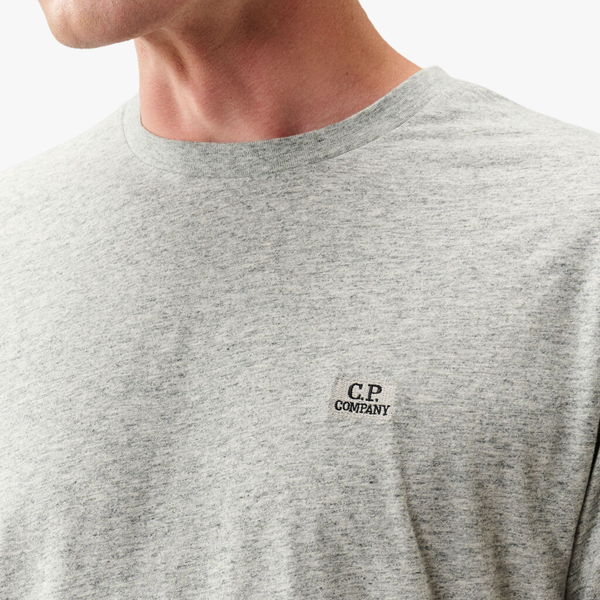 C.P. Company 30/1 Jersey Short Sleeve Logo Patch T-Shirt