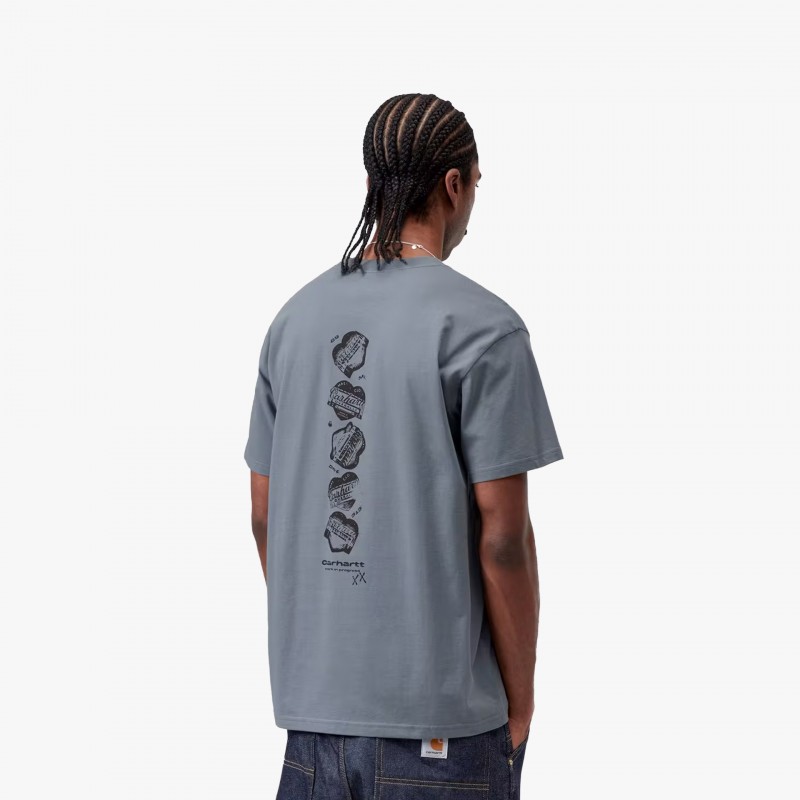 Carhartt WIP S/S Garble Carhartt WIP S/S Garble - I036007 3GG XX - Fuxia, Urban Tribes United