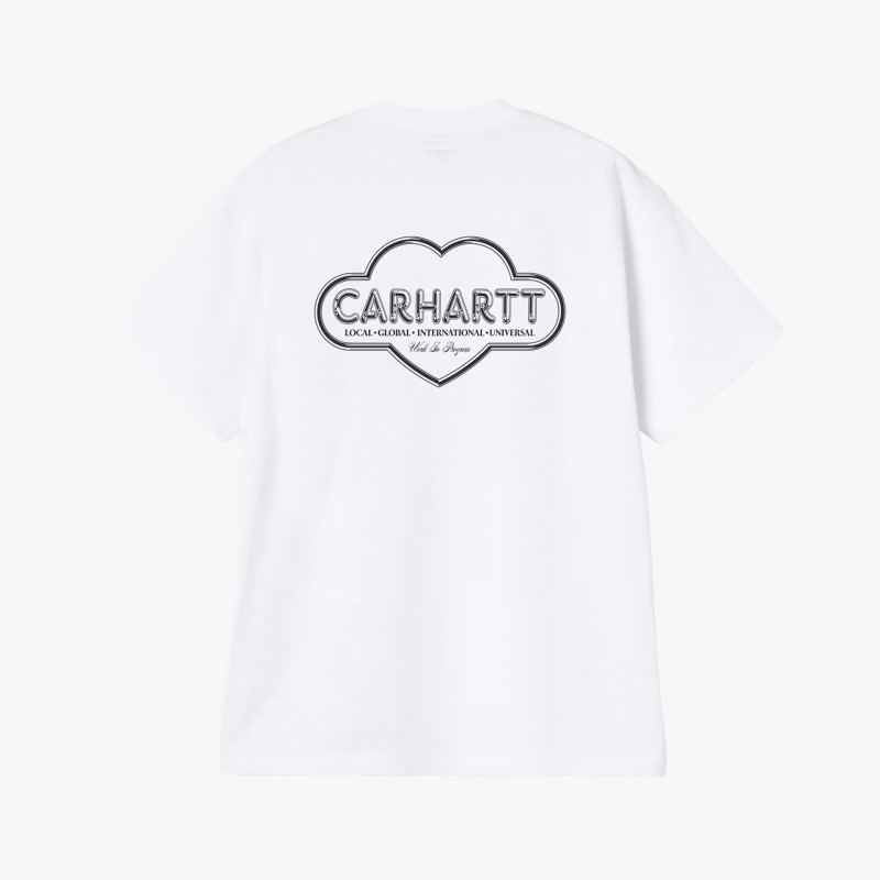 Carhartt WIP S/S Cloud Heart - I036244 02 XX - Fuxia, Urban Tribes United