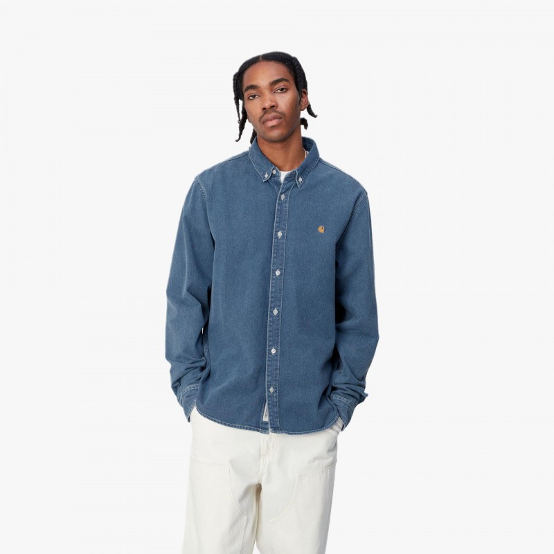Carhartt WIP L/S Weldon - I031928 01 60 - Fuxia, Urban Tribes United