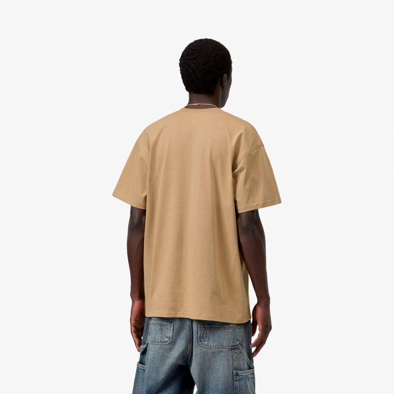 Carhartt WIP S/S American Script - I029956 3TF XX - Fuxia, Urban Tribes United