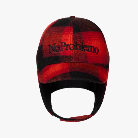 No Problemo Plaid Flap Cap No Problemo Plaid Flap Cap