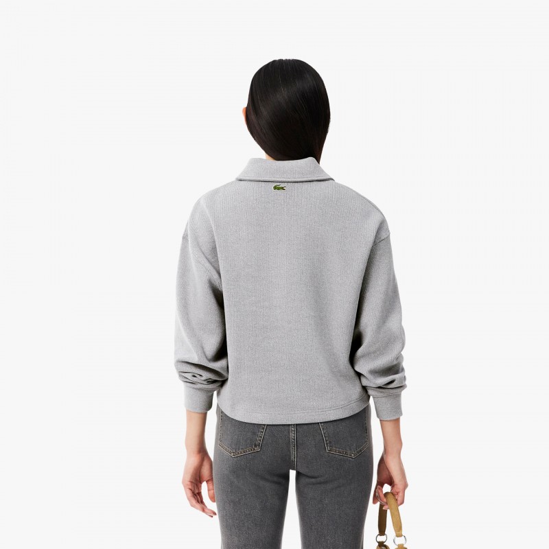 Lacoste Label Accent Ribbed Interlock Lacoste Label Accent Ribbed Interlock
