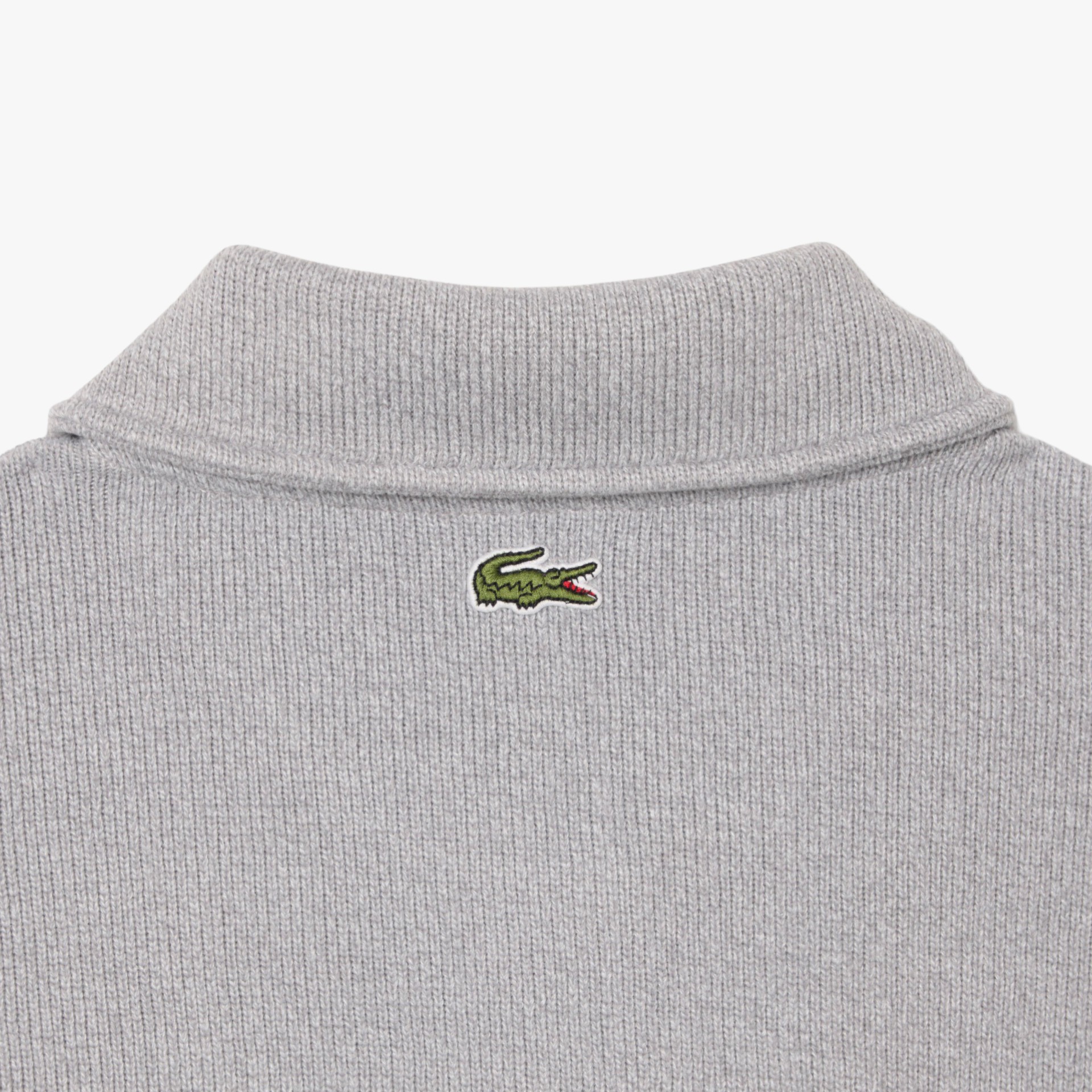 Lacoste Label Accent Ribbed Interlock