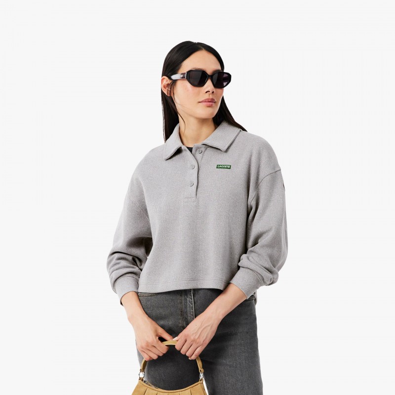 Lacoste Label Accent Ribbed Interlock Lacoste Label Accent Ribbed Interlock - SF8368 CCA - Fuxia, Urban Tribes United