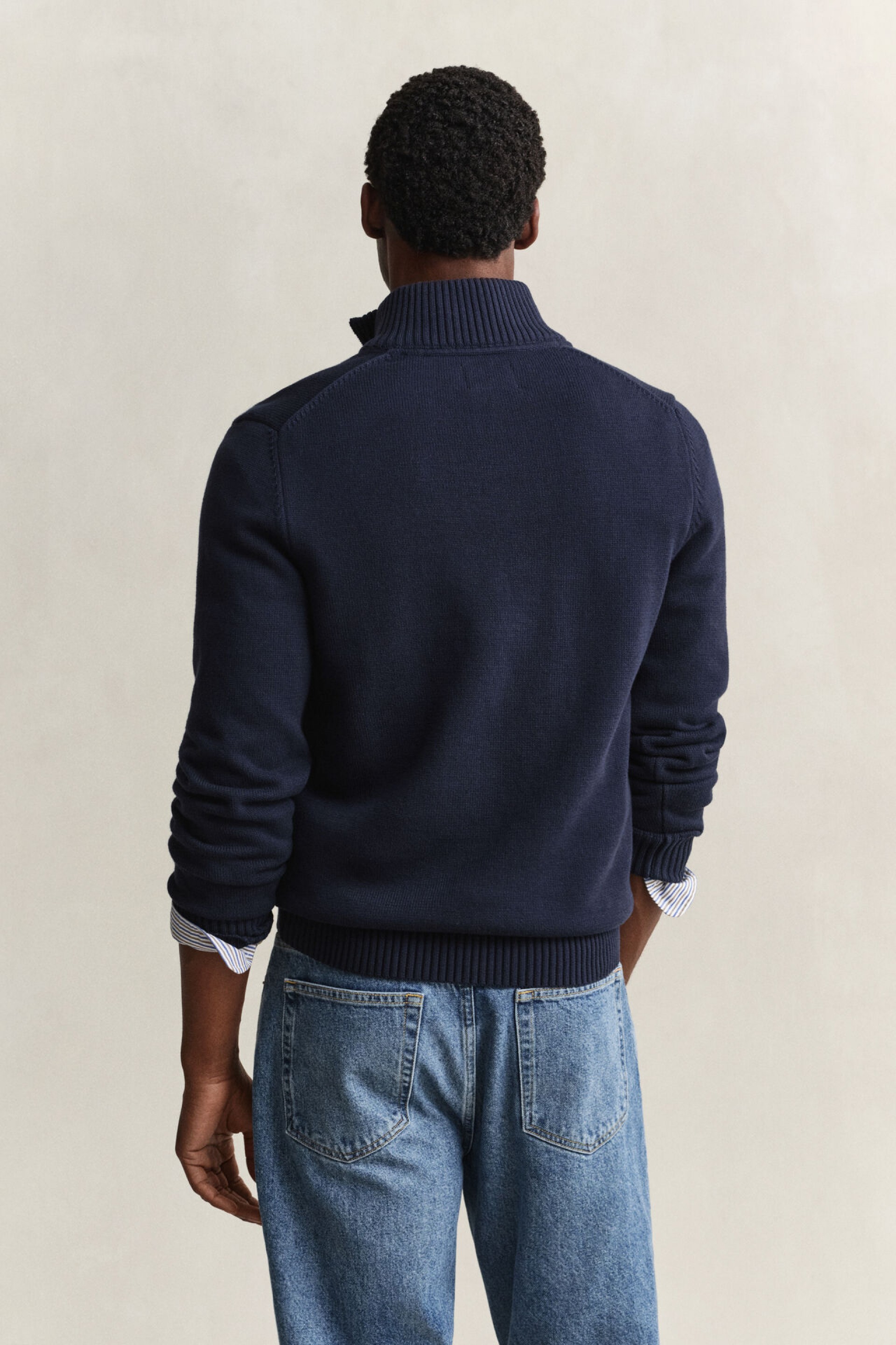 Gant Cotton Knit Half-Zip