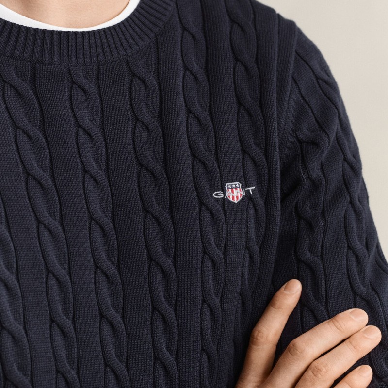 Gant Cotton Cable Gant Cotton Cable - 8050601 433 - Fuxia, Urban Tribes United