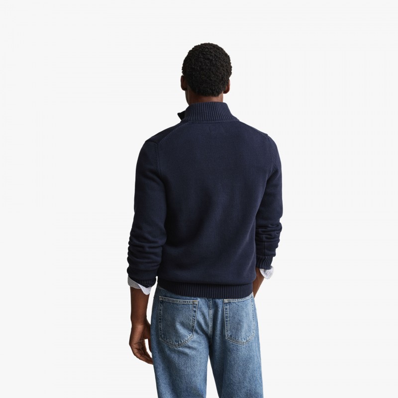 Gant Cotton Knit Half-Zip Gant Cotton Knit Half-Zip - 8030170 433 - Fuxia, Urban Tribes United