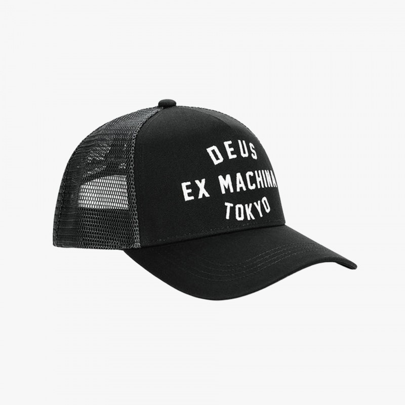 Deus Ex Machine Harajuku Address Trucker Deus Ex Machine Harajuku Address Trucker - D263MHA114 BLK - Fuxia, Urban Tribes United