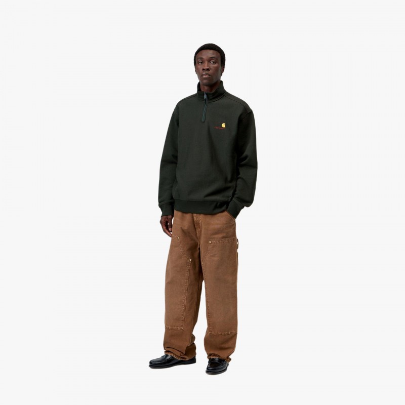 Carhartt WIP Half Zip American Script - I027014 3T6 XX - Fuxia, Urban Tribes United