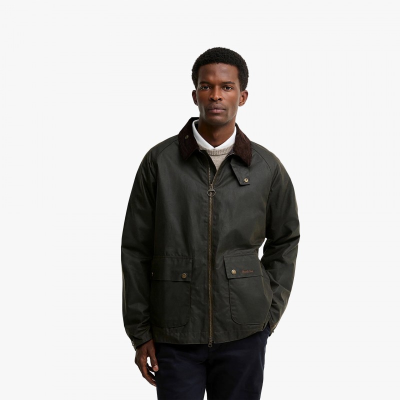 Barbour Short Bedale Wax - MWX2205OL71A - Fuxia, Urban Tribes United