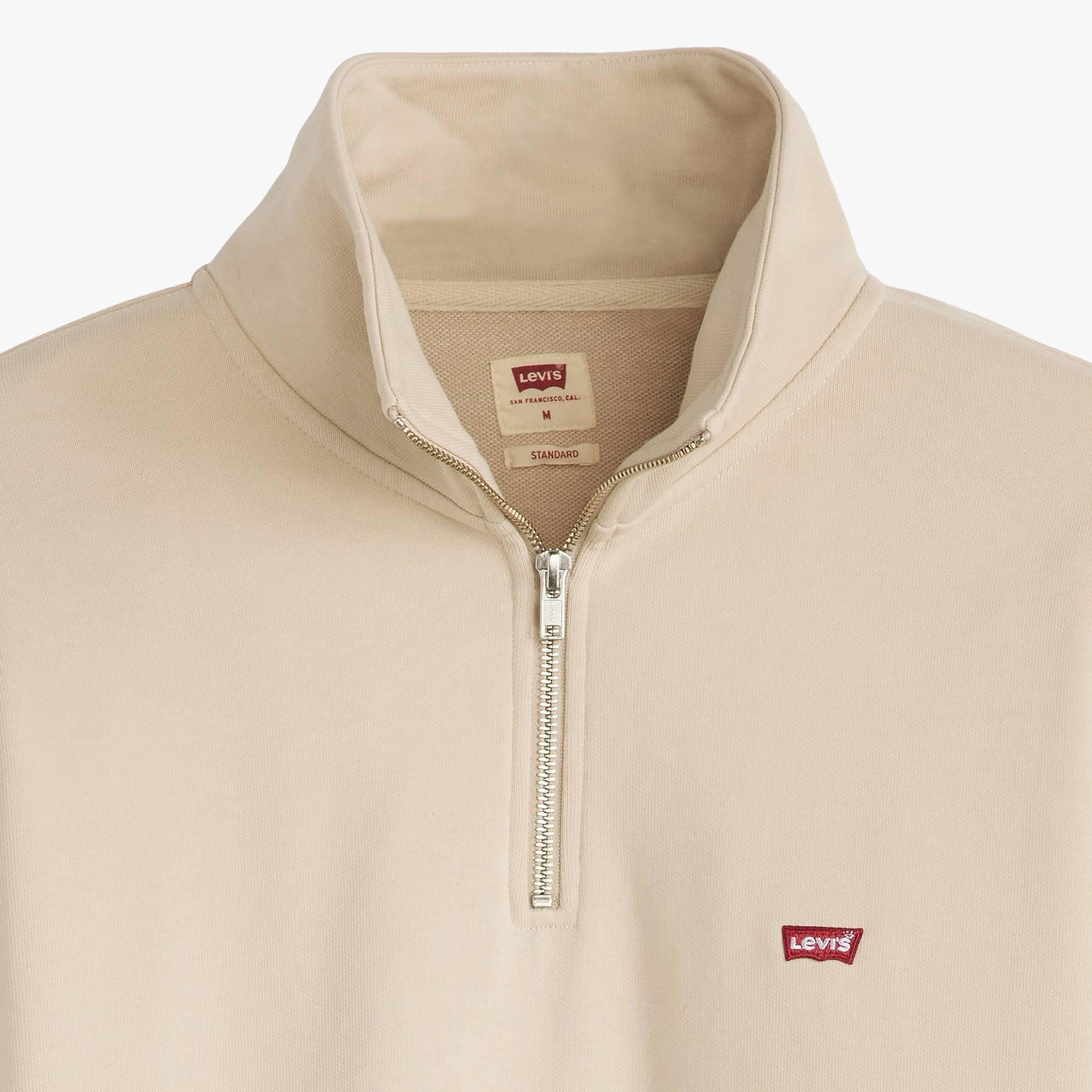Levis Original Housemark Quarter Zip Pullover