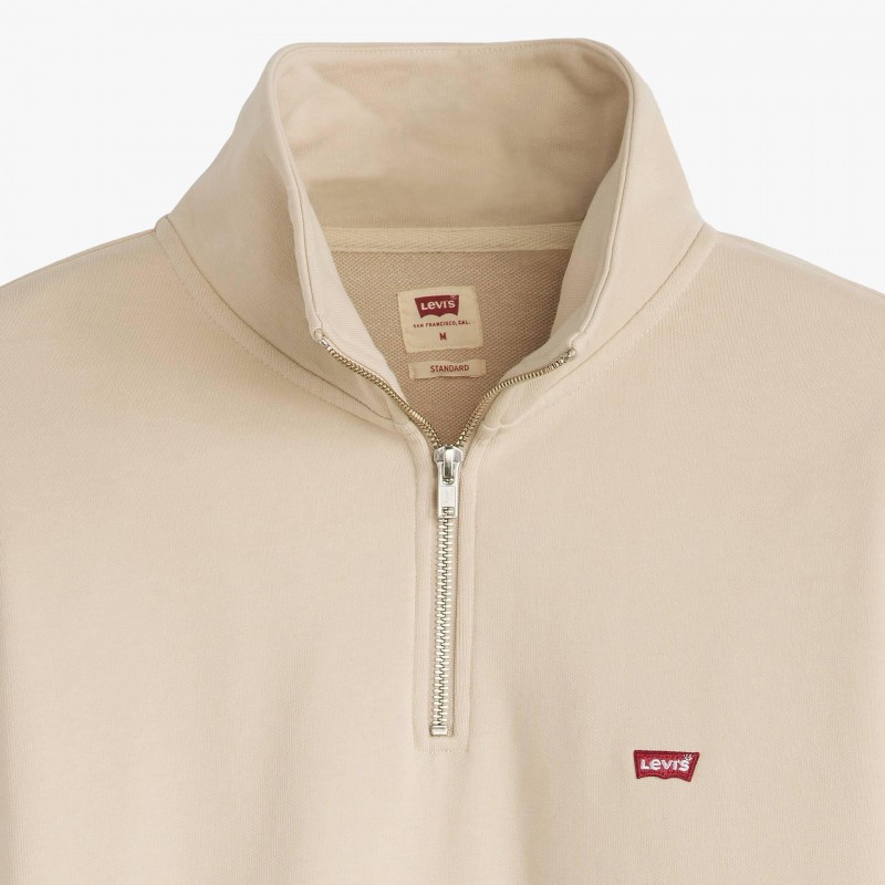 Levis Original Housemark Quarter Zip Pullover Levis Original Housemark Quarter Zip Pullover - A8606 0002 - Fuxia, Urban Tribes United