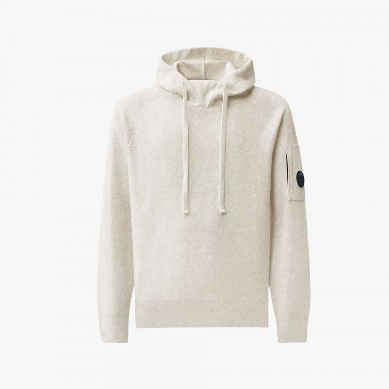 C.P. Company Hoodie Lambswool GRS Knitted C.P. Company Hoodie Lambswool GRS Knitted - 21CMKN097A 110149A M13 - Fuxia, Urban Tribes United