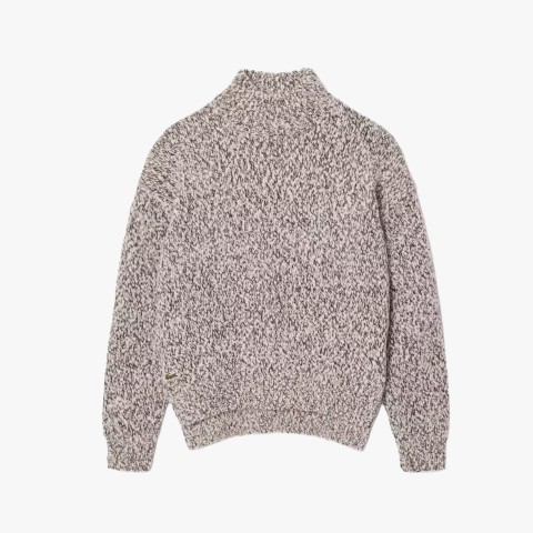 Lacoste Roll Neck Mercerized Wool