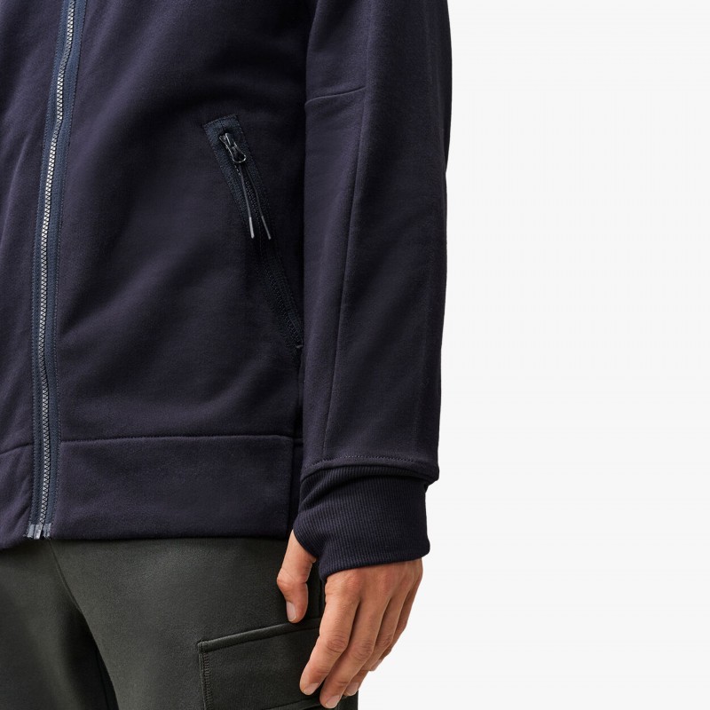 C.P. Company Diagonal Raised Fleece Goggle Zip Sweatshirt - RCCMSS715A 005086W 888 - Fuxia, Urban Tribes United