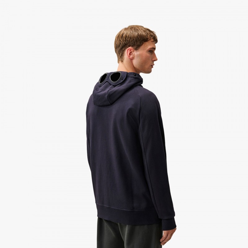 C.P. Company Diagonal Raised Fleece Goggle Zip Sweatshirt - RCCMSS715A 005086W 888 - Fuxia, Urban Tribes United