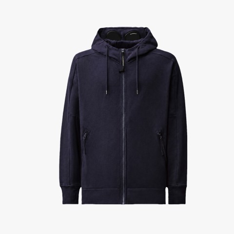 C.P. Company Diagonal Raised Fleece Goggle Zip Sweatshirt