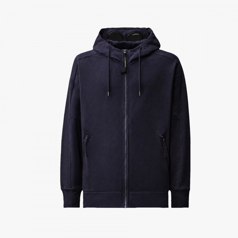 C.P. Company Diagonal Raised Fleece Goggle Zip Sweatshirt - RCCMSS715A 005086W 888 - Fuxia, Urban Tribes United